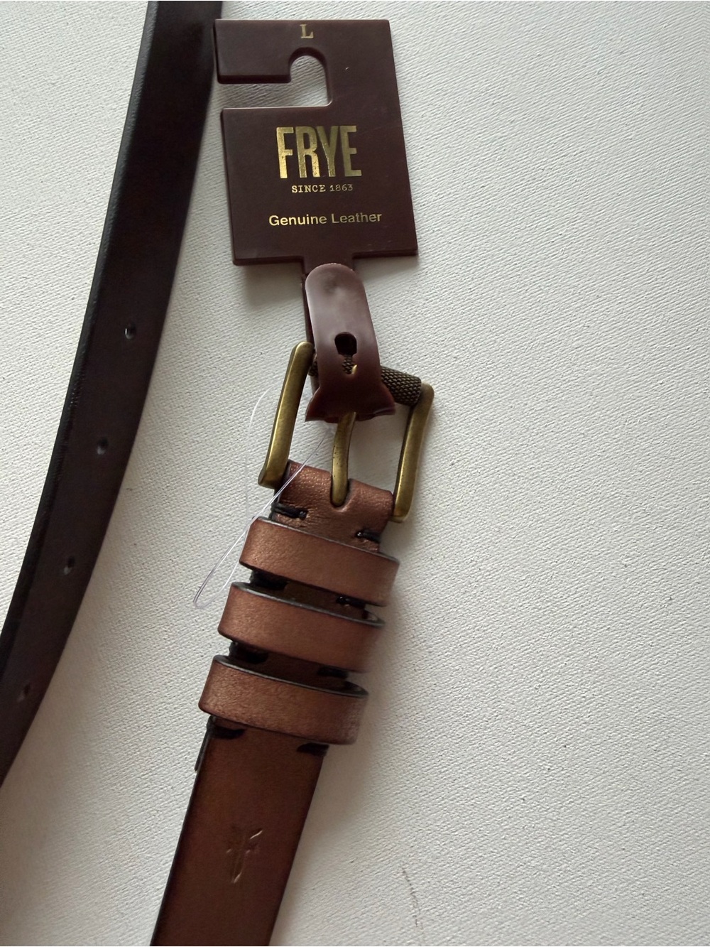 FRYE Women’s Metallic Genuine Leather Belt